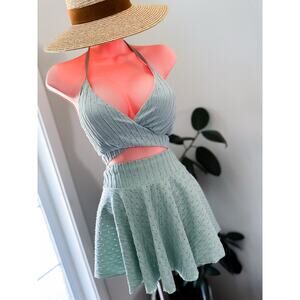 Wanderlust & Seafoam Serenity ocean mist 3pc coastal daydreams swimsuit set